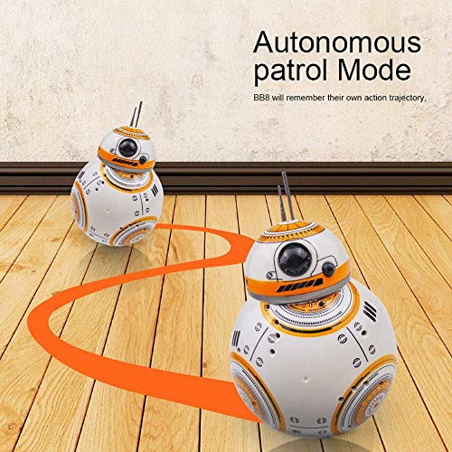 NZDY Star Wars Bb-8 Rc Robot Star Wars Bb-8 2.4Ghz Control Remoto Figura Robot Action Robot Sound Intelligent Toys Coche para Niños 3+