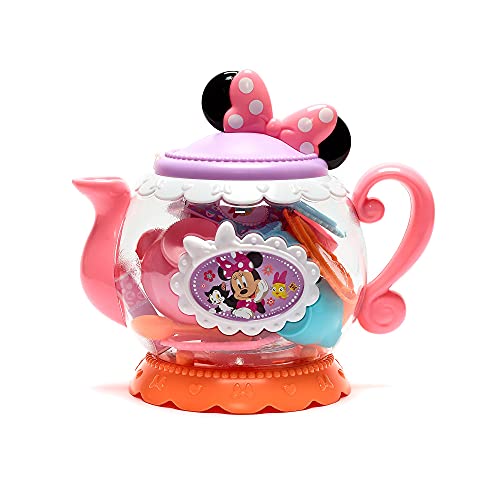 OfficialDisney Disney Minnie Mouse - Juego de tetera para té (15 piezas)