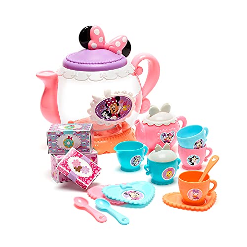 OfficialDisney Disney Minnie Mouse - Juego de tetera para té (15 piezas)