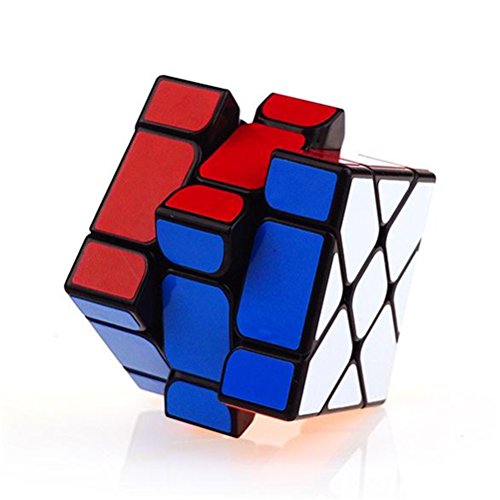 OJIN YONGJUN YJ Fisher Yileng V2 Cubo 3x3x3 Forma Mod Twisty Puzzle Suave Cubo Mágico Rompecabezas Rompecabezas Juguetes (Negro)