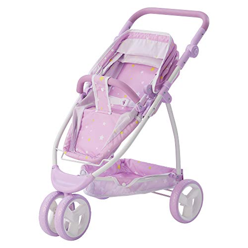 Olivia's Little World 2 En 1 Cochecito Y Silla De Paseo para Muñecas Morado OL-00010