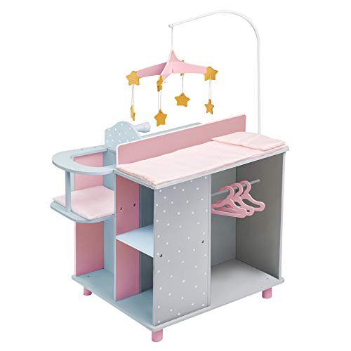 Olivia's Little World VEN-TD-0203AG-Cambiador para bebé, Color Rosa (Primary Products Ltd VEN-TD-0203AG)