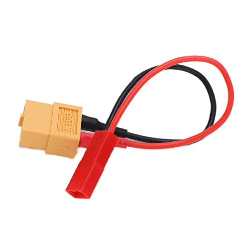 Onewer Cable Conductor del Adaptador de Carga RC, Enchufe Hembra Pequeño Y Seguro XT60 a Cable Hembra JST de Silicona Suave para Coche de Avión RC