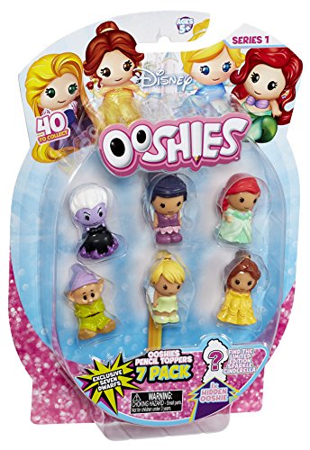 Ooshies Paquete de 7 Tapas para lápiz Disney