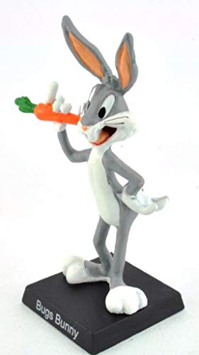 OPO 10 - Lote de 4 Figuras de Metal - 8cms - Silvestre y Piolín + Bugs Bunny + Pato Lucas + Correcaminos / Titi et Grosminet Looney Tunes (1 + 3 + 4 + 5)