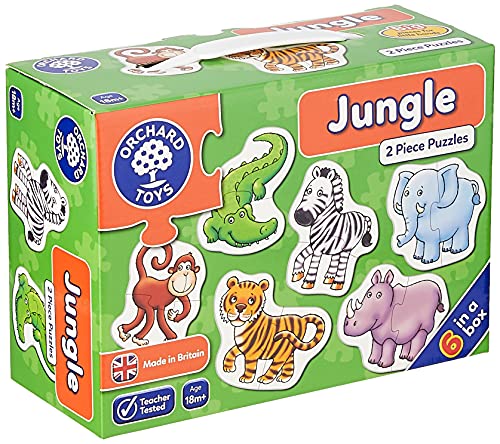 Orchard_Toys - Puzzle infantil, diseño de animales de la selva