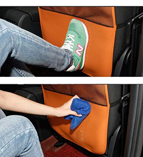 Organizador de bolsillos para asiento de coche de poliuretano, fundas para asiento de coche, fundas para asiento de coche, organizador de asiento trasero para coche, impermeable, protector de respaldo