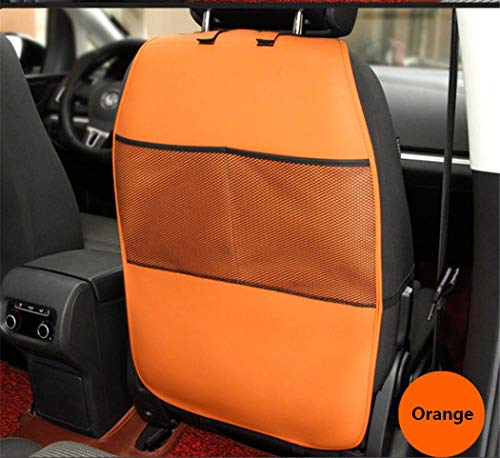 Organizador de bolsillos para asiento de coche de poliuretano, fundas para asiento de coche, fundas para asiento de coche, organizador de asiento trasero para coche, impermeable, protector de respaldo