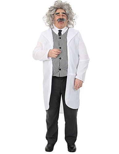 ORION COSTUMES Hombre Albert Einstein Científico loco Disfras a la moda