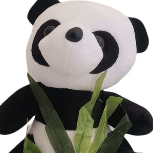 Oso Panda Peluche Animales con Bambú| Tamaño Mediano 30 Cm | Ideal para Regalar a Bebés Recién Nacidos y Niños Pequeños | Regalo Original Aniversarios Comuniones Navidades Cumpleaños Reyes Magos