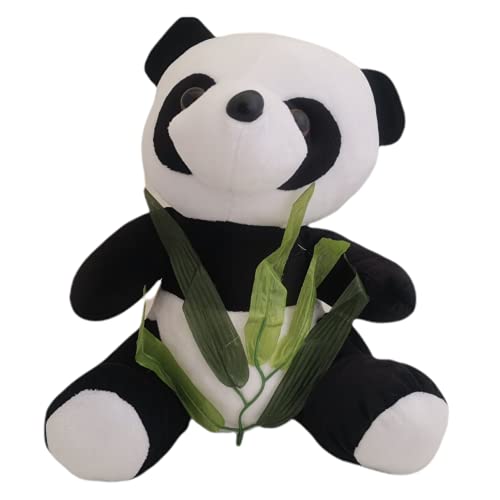 Oso Panda Peluche Animales con Bambú| Tamaño Mediano 30 Cm | Ideal para Regalar a Bebés Recién Nacidos y Niños Pequeños | Regalo Original Aniversarios Comuniones Navidades Cumpleaños Reyes Magos