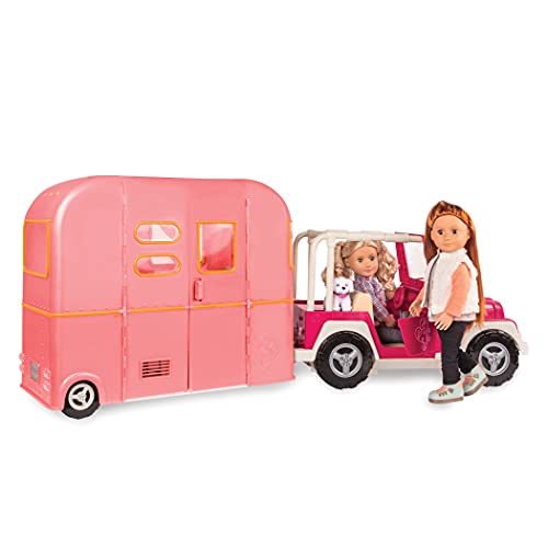 Our Generation- Caravana Rosa para muñeca, Color (Battat BD35115Z)