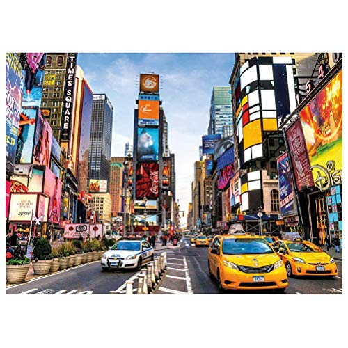 Ourine 1000 Pieces Jigsaw Puzzle for Adults Times Square New York Jigsaw Puzzle Intellective Educational Toy Gift