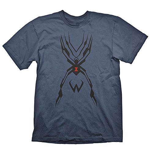 Overwatch Widowmaker Tattoo Camiseta Gris Marengo S