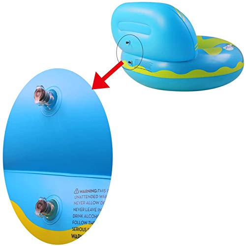 Owntop Flotador Inflable para Piscina - Sillón de Piscina, Balsa de Salón Fotante para Niños con Portavasos y Eeposacabezas