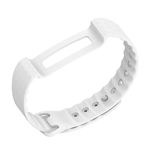 P Prettyia Correa De Pulsera De Silicona Suave Colorida para Reloj Inteligente Honor A2 - Blanco