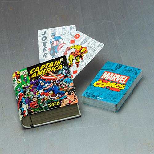 Paladone- BARAJA DE Cartas Marvel Comic Book, Multicolor (C3B837F48E)