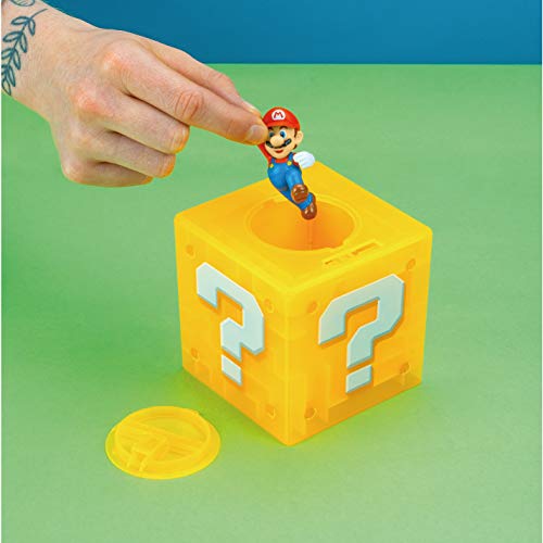 Paladone Brothers Super Question Block Maze Safe | Incluye Figura 3D Mario | Mantén tu Dinero Seguro | Producto Oficial de Nintendo, Multicolor (PP4019NN)