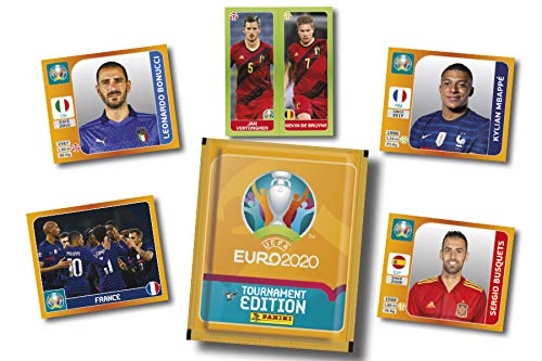 Panini France SA Colección oficial de pegatinas UEFA Euro 2020 Tournament Edition – Blíster de 12 fundas + 2 de regalo