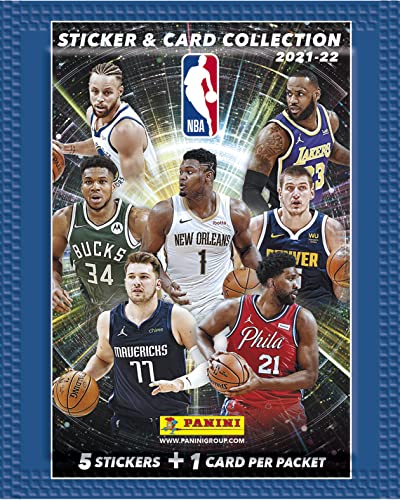 Panini NBA 2021-22 - Álbum de fotos (2 bolsas, 1 grato y Range STICKERScartes, 004191AFGD