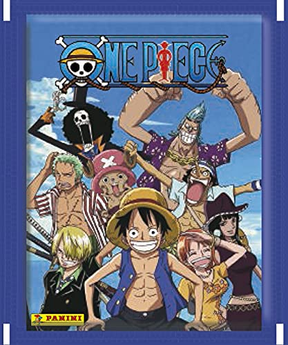 Panini One Piece - Lote de 10 fundas y álbum de pegatinas