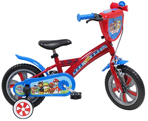 Pat Patrol - Bicicleta de 12 Pulgadas para niño (Licencia de la Patrulla Canina, 1 Freno)