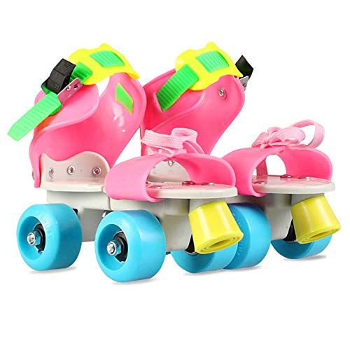 Patines de Ruedas Zapatos de Patines cuádruples - Juventud Niños Niños Junior Niño Niña Patines Cuchillas Patines Ajustables del Zapato Botas para niños Niños Niños Niños Niñas Mujeres