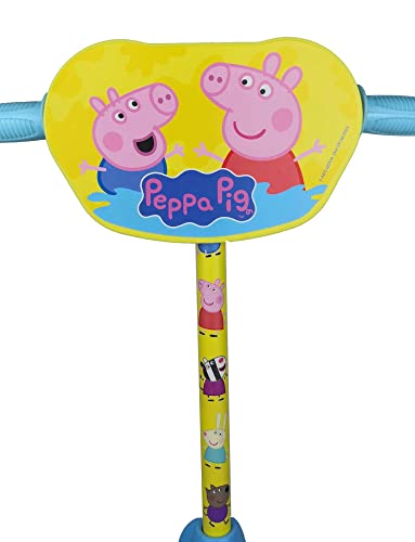 Patinete Infantil Peppa Pig - 3 Ruedas - para niños de 2 a 6 años