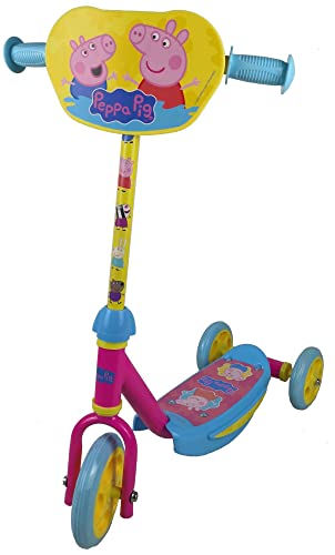 Patinete Infantil Peppa Pig - 3 Ruedas - para niños de 2 a 6 años