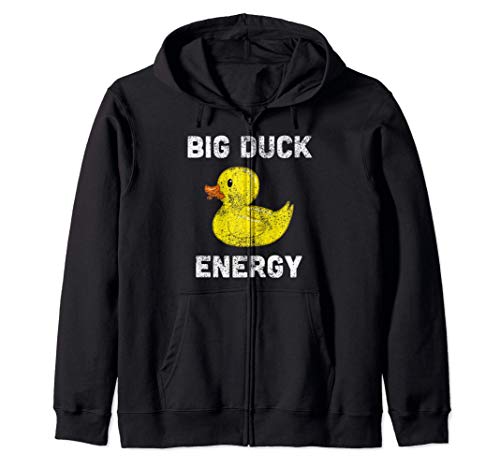 Patito De Goma, Meme Divertido, Energía De Pato Grande Sudadera con Capucha