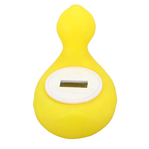 Pato Lindo termómetro para bebés Baby Bath Pato Flotante probador de la Temperatura del termómetro de Juguete Tina de baño de Agua de Juguete infrarrojo para el bebé de baño (Amarillo)