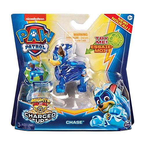 Patrulla Canina Mighty Pups Chase Figura Charged Up