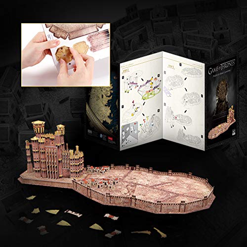 Paul Lamond- Game of Thrones Juego de Tronos King'S Landing Puzzle 3D, Multicolor (7475)