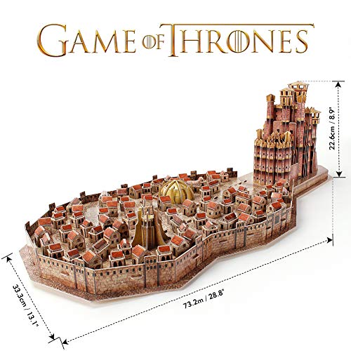 Paul Lamond- Game of Thrones Juego de Tronos King'S Landing Puzzle 3D, Multicolor (7475)