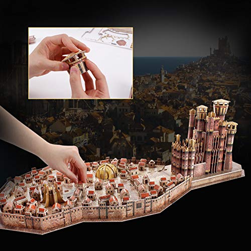 Paul Lamond- Game of Thrones Juego de Tronos King'S Landing Puzzle 3D, Multicolor (7475)