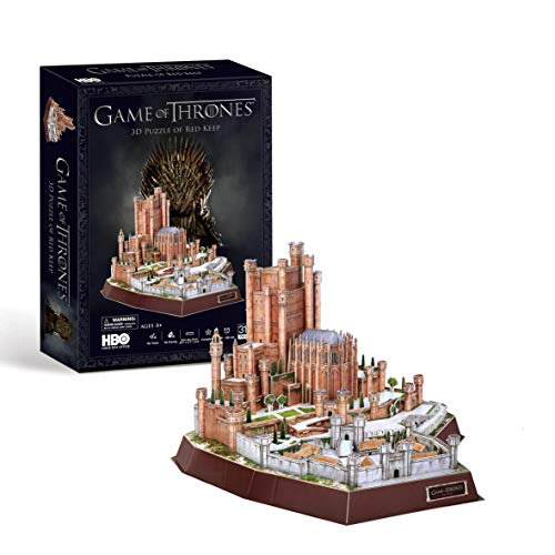 Paul Lamond- Game of Thrones Red Juego de Tronos Rojo Keep 3D Puzzle, Multicolor (7465)