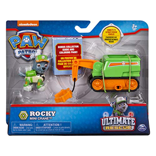 Paw Patrol 6046669 Ultimate Rocky Rescue Mini vehículo, Multicolor