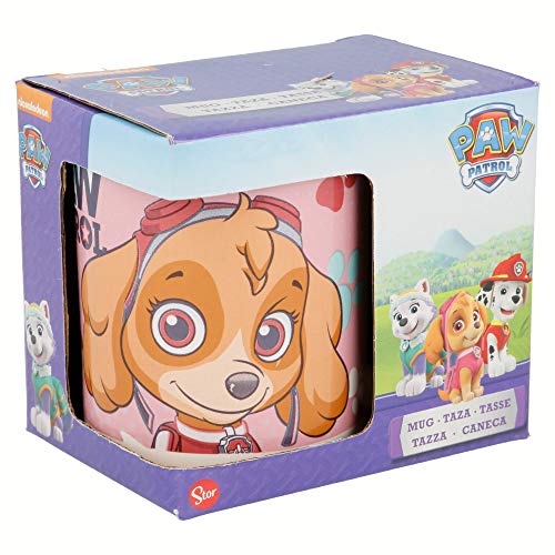 Paw Patrol La Patrulla Canina Taza promo ceramica 11 oz en estuche (Stor 40705), 1 unidad (paquete de 1)