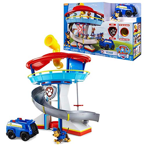 PAW PATROL La Sede | Torre de Observación luz y Sonido | Juego Set