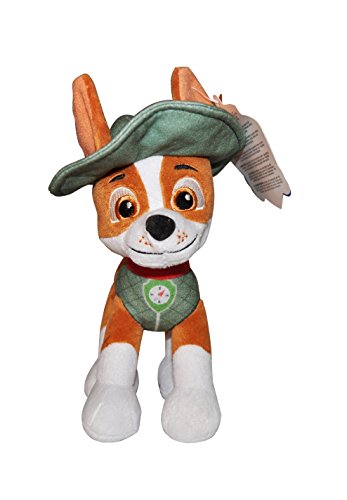 PAW PATROL Patrulla Canina - Peluche Personaje, Tracker, 20 cm