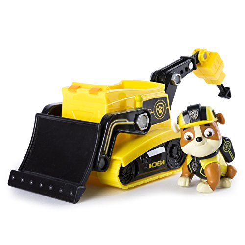 PAW PATROL Paw Vehículo-Excavadora de misión de escombros, Multicolor, Talla única (Spin Master Toys Ltd 20079013-6037971)