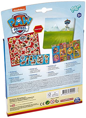 PAW PATROL Set de Adhesivos, Multicolor (Totum 720022)