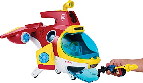 PAW PATROL Sub Patroller, vehículo transformable de Submarino a helicóptero, 6044130, Multicolor