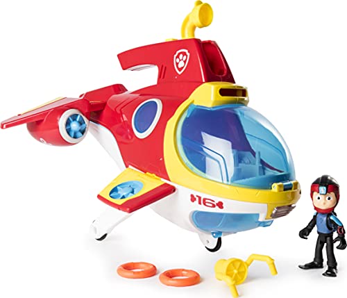 PAW PATROL Sub Patroller, vehículo transformable de Submarino a helicóptero, 6044130, Multicolor