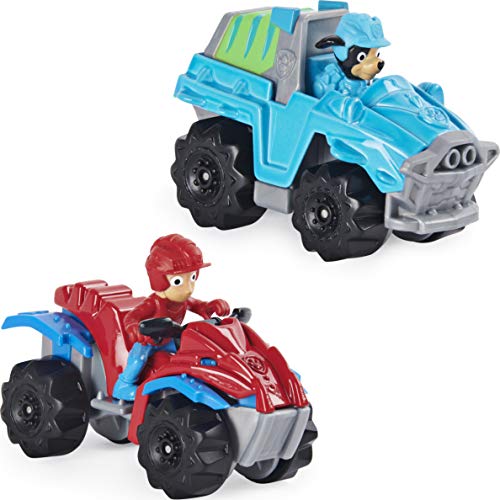 PAW Patrol True Metal Dino Rescue - Paquete de 8 vehículos coleccionables fundidos a presión, Escala 1:55, Exclusivo de Target