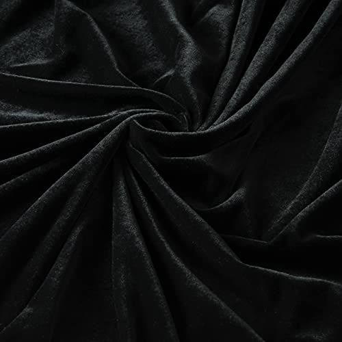 Pekelin Cape con Capucha ,Capa de Terciopelo Unisex Capas de Halloween Disfraces de la Colección Cosplay Disfraz para Carnaval Navidad Halloween( Negro M)