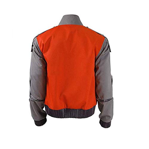 Película Regreso al futuro chaqueta de cosplay Jr Marlene Seamus Marty McFly disfraz naranja abrigo prendas de vestir hombres Halloween carnaval traje