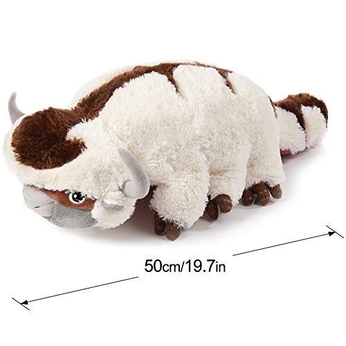 Peluche Appa Avatar último Airbender animales de peluche suaves animales de ganado Momo muñeca de felpa muñeca de murciélago almohada de peluche juguetes para niños decoración de regalo (más grande)