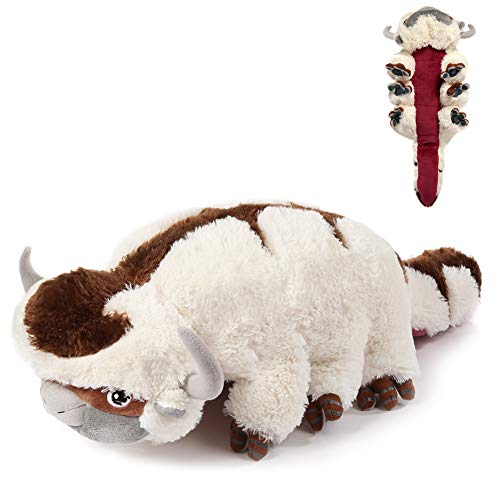 Peluche Appa Avatar último Airbender animales de peluche suaves animales de ganado Momo muñeca de felpa muñeca de murciélago almohada de peluche juguetes para niños decoración de regalo (más grande)