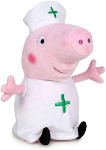 Peluche CERDITA Peppa Pig Enfermera 20cm